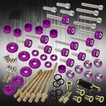 K-Series For Acura Cap/Cup/Header/M6 Fender Drivet/Valve Cover Washer Purple