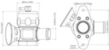 Kompact Dual Port BOV TS-0205-1010 Blow Off Valve Fits Subaru WRX Mazda 3 6 CX7