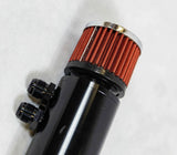 Pro Series Baffled 0.75L 8AN Oil Catch Can Hose Kit and Fittings Universal AN8