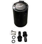 Oil Catch Can Tank 2-Port Baffled Reservoir Breather Universal Reservoir USA