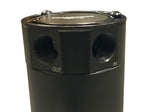 Oil Catch Can Tank 2-Port Baffled Reservoir Breather Universal Reservoir USA
