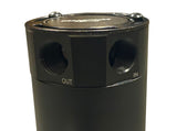 Oil Catch Can Tank 2-Port Baffled Reservoir Breather Universal Reservoir USA