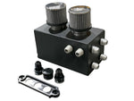 Pro Series Oil Catch Can For Honda Civic Acura Integra 6 Port -10AN Black USA