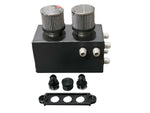 Pro Series Oil Catch Can For Honda Civic Acura Integra 6 Port -10AN Black USA