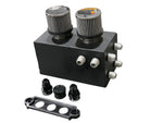 Pro Series Oil Catch Can For Honda Civic Acura Integra 6 Port -10AN Black USA