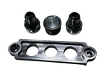 Pro Series Oil Catch Can For Honda Civic Acura Integra 6 Port -10AN Black USA