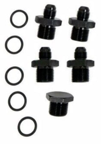 LS Crossover Fuel Line Kit -6AN LS1 LS2 LS3 LS6 LS7 LSX V8 Adapter Fittings USA