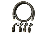 Racing Tucked Coolant Radiator -16 AN Hose and Fitting Kit For K Series J Series