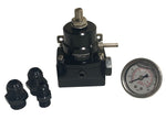 AN8 8AN Fuel Pressure Regulator Aero With Gauge E85 EFI Motive High Pressure USA