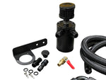 Universal Performance Oil Catch Can 2 Port 6AN + Mounting Bracket Kit Turbo -6AN