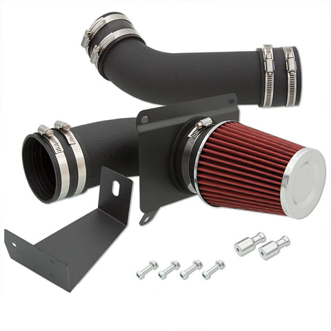 Cold Air Intake System Black + Filter For 1989-1993 Ford Mustang Gt Lx 5.0 V8