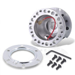 6 Bolt Steering Wheel Aluminum Hub Adapter For 1996-2000 Honda Civic Em Ej Ek