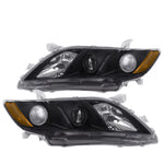 Black Oe Style Replacement Headlights Lamp Lh Rh Pair For 2007-2009 Toyota Camry