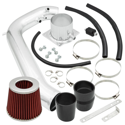 Cold Air Intake Induction System Polished +Filter For 1991-1994 Nissan 240Sx S13