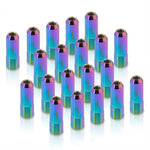 M12 X 1.5Mm Open End Long Extended Mounted Lug Nuts Wheel Rim Anodized Neo