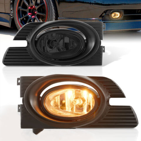 Smoke Driving Bumper Fog Lights Lamps + Switch For 2001-2002 Honda Accord 4Dr