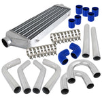 Universal Turbo 31" Intercooler With 2.5" 8Pc Polish Aluminum Piping U-Pipe Kit