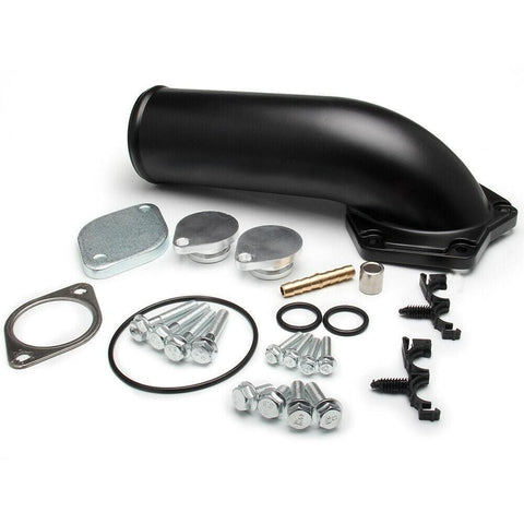 EGR Valve & Cooler Delete Kit 2008-2010 Ford Powerstroke 6.4L - Black