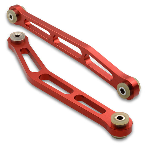 Red Rear Lower Control Arms Lca Cnc Aluminum Strut For 1994-1997 Honda Accord
