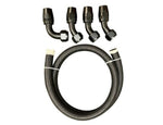 Racing Tucked Coolant Radiator -16 AN Hose and Fitting Kit For F Series H Series