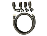 Racing Tucked Coolant Radiator -16 AN Hose and Fitting Kit For F Series H Series