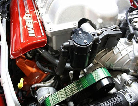 JLT/J&L silver billet oil separator catch can 2015-22 Hellcat Charger Challenger