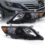 Black Amber Oe Style Head Lights Lamps Left+Right Set For 2010-2011 Toyota Camry