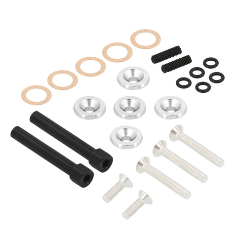 Jdm Silver Aluminum Low Profile Motor Valve Cover Bolt Kit D15A2 D15B D16A1 D16A