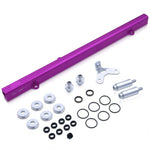 Jdm High Flow Top Feed Fuel Injector Rail Purp For 1993-1998 Toyota Supra Jza80