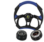 320Mm Grip Improvement Control Steering Wheel + Hub Adapter + Quick Release Kit