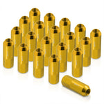 20 Pieces M12X1.5 Gold Extend 60Mm Heavy Duty Steel Lug Nuts For Chevy Chrysler