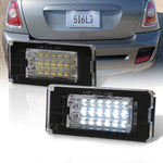 2Pc Led License Plate Lights Lamps Kit For 2007-2015 Mini Cooper R56 R57 R58 R59