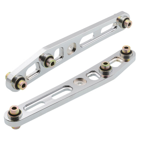 Silver Rear Suspension Lower Control Arms Lca Pair For 1988-1995 Honda Civic Crx