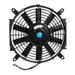 12V Push/Pull Slim Black Universal 16" Electric Radiator Engine Bay Cooling Fan