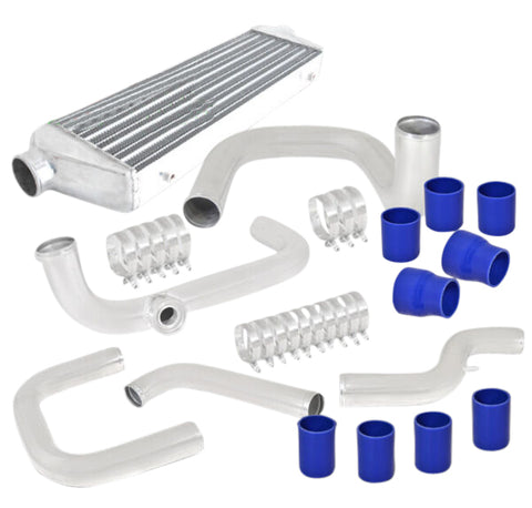 For 96-00 D15 D16 Civic Ek Bolt On Turbo Intercooler Piping Kit + Couplers Blue