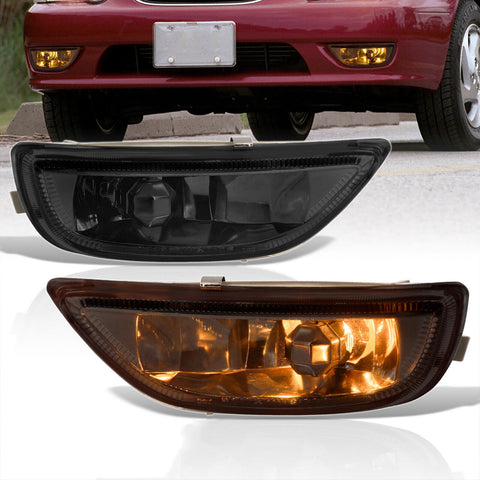 Smoked Replacement Bumper Driving Fog Lights Lamps For 2001-2002 Toyota Corolla