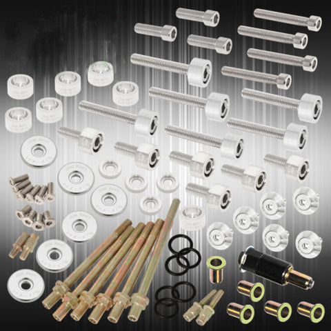 K-Series For Acura Cap/Cup/Header/M8 Fender Drivet/Valve Cover Washer Silver