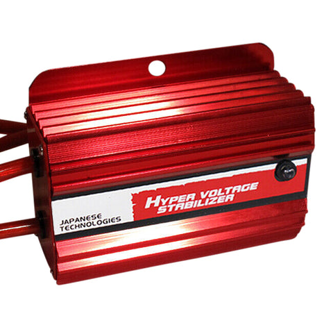 Jdm Red Battery Voltage Ecu Stabilizer System For Honda Accord Civic Crx