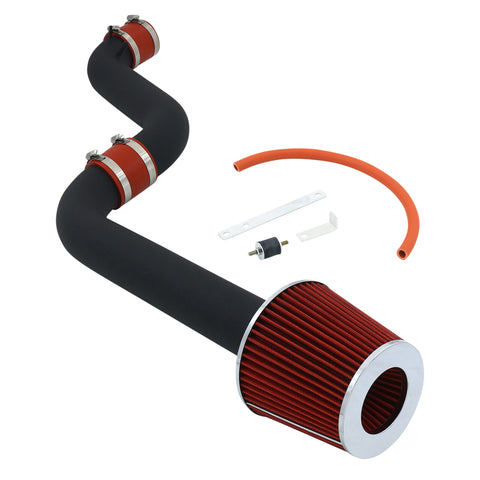 Black Cold Air Intake Induction Pipe Kit Filter For 1990-1993 Honda Accord 2.2L