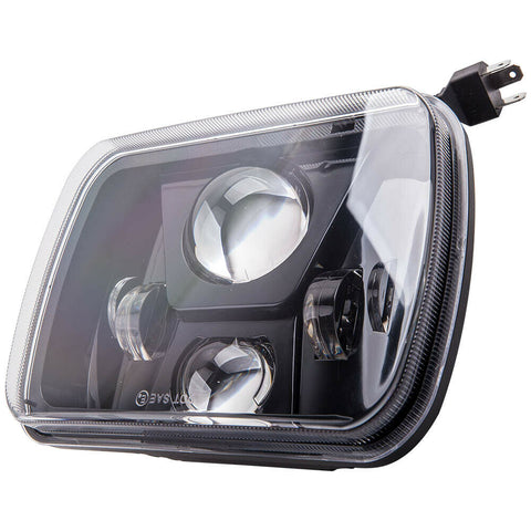 105W 7x6" 5x7" Led Headlight Hi/Lo H4 For GMC K2500/K1500/C2500/C1500 1997-1999