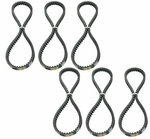 (6X) Go Kart Drive Torque Converter Belts Set 725 Asymmetrical Belt 30 Series