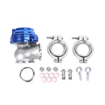 38MM TURBO CHARGER MANIFOLD BLUE 20 PSI COMPACT 2-BOLT EXTERNAL WASTEGATE