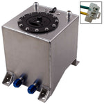 New Universal Lightweight Aluminum 2.5 Gallon Fuel Cell Tank + Sending Unit 9.5L