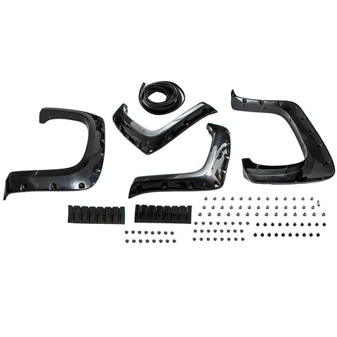 Fender Flares Set for Chevrolet Colorado for GMC Canyon 2004-12 Black Paintable