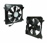 2PC Pair Set Radiator A/C AC Condenser Cooling Fan for Honda Accord 2013-2017