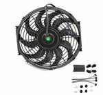 12''Inch Slim Electric Universal Radiator Engine Push Pull Cooling Fan 80w Mount