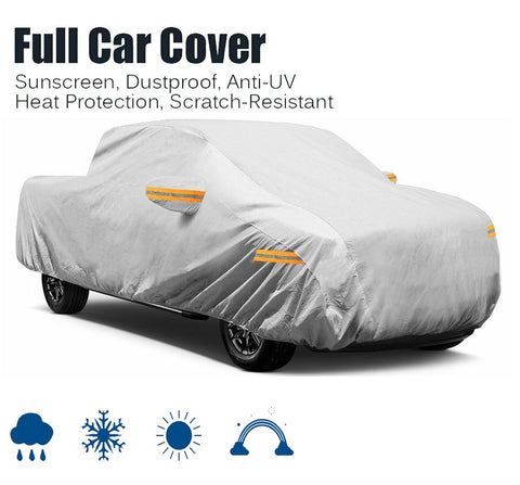 22ft Full Car Cover Pickup Truck Outdoor Waterproof Sun Rain Snow Dust Resistant