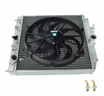 3-Row Aluminum Radiator & 14" Cooling Push Fan 92-00 FOR Honda Civic EG Integra