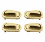 Set of 4 pcs Inside Inner Door Handle Tan For 98-02 Toyota Corolla Chevrolet