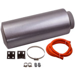 Sliver 800ml Universal Radiator Coolant Aluminum Oil Catch Tank Reservoir Newest